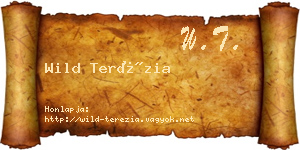 Wild Terézia névjegykártya
